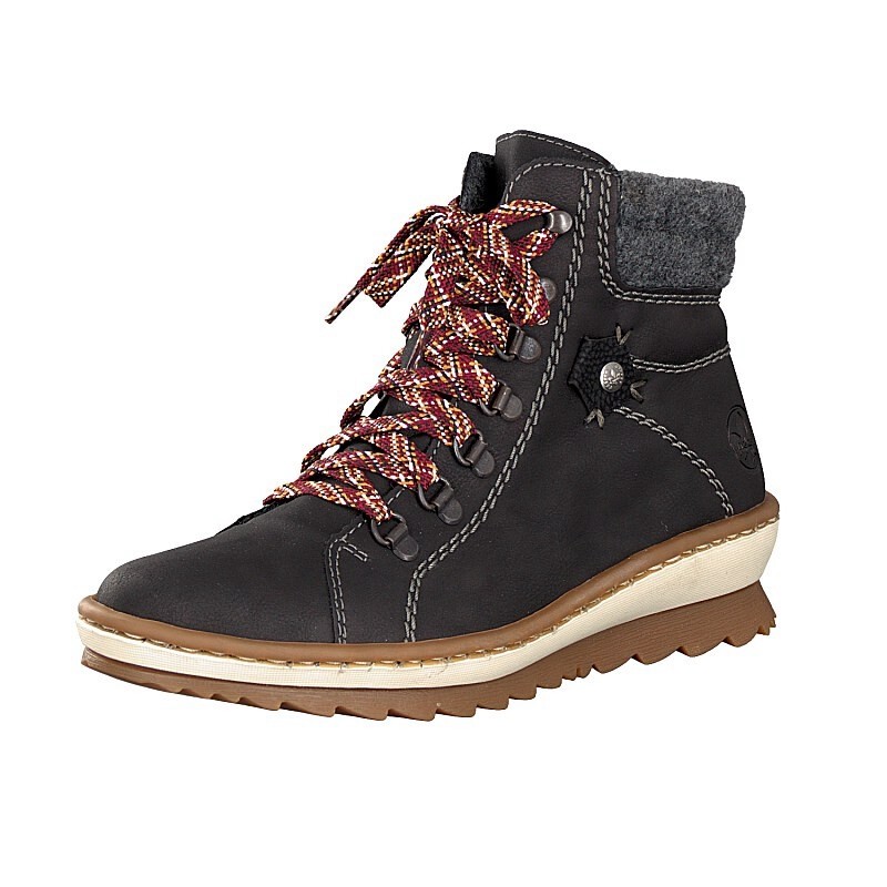 Botas Rieker Z8609-00 Para Mulher - Pretas